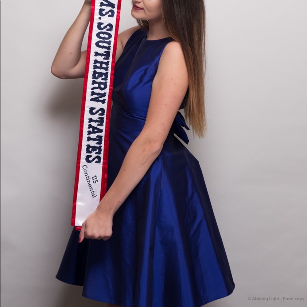 Blue A Line Dress